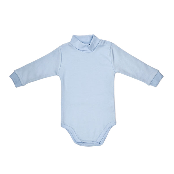 Body Termico Neonato/a 0/36 Mesi Manica Lunga Collo Alto in Cotone Caldo a Costine NG-210